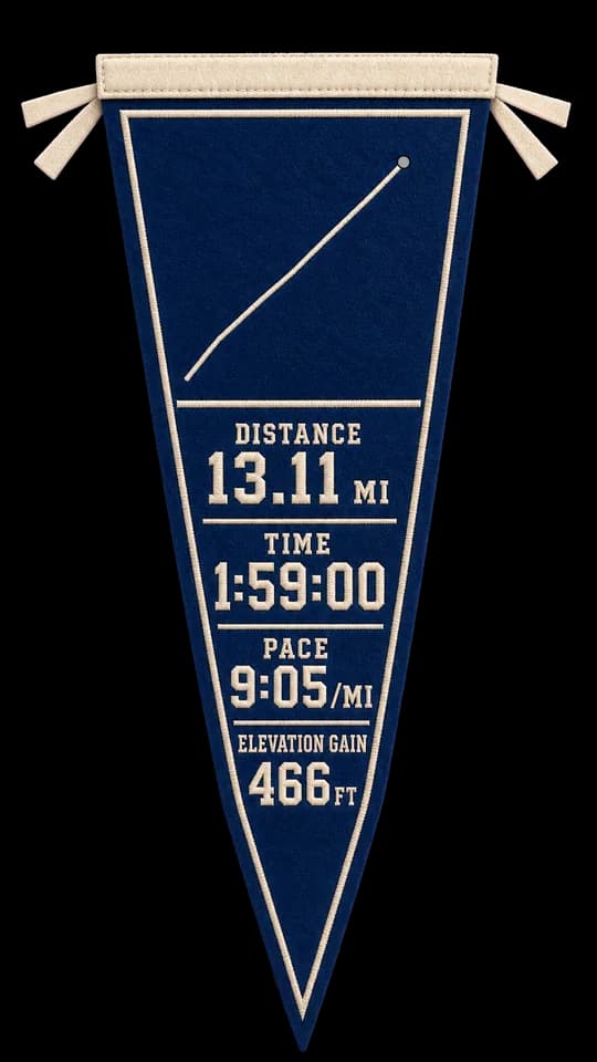 Pennant style, Overlay example