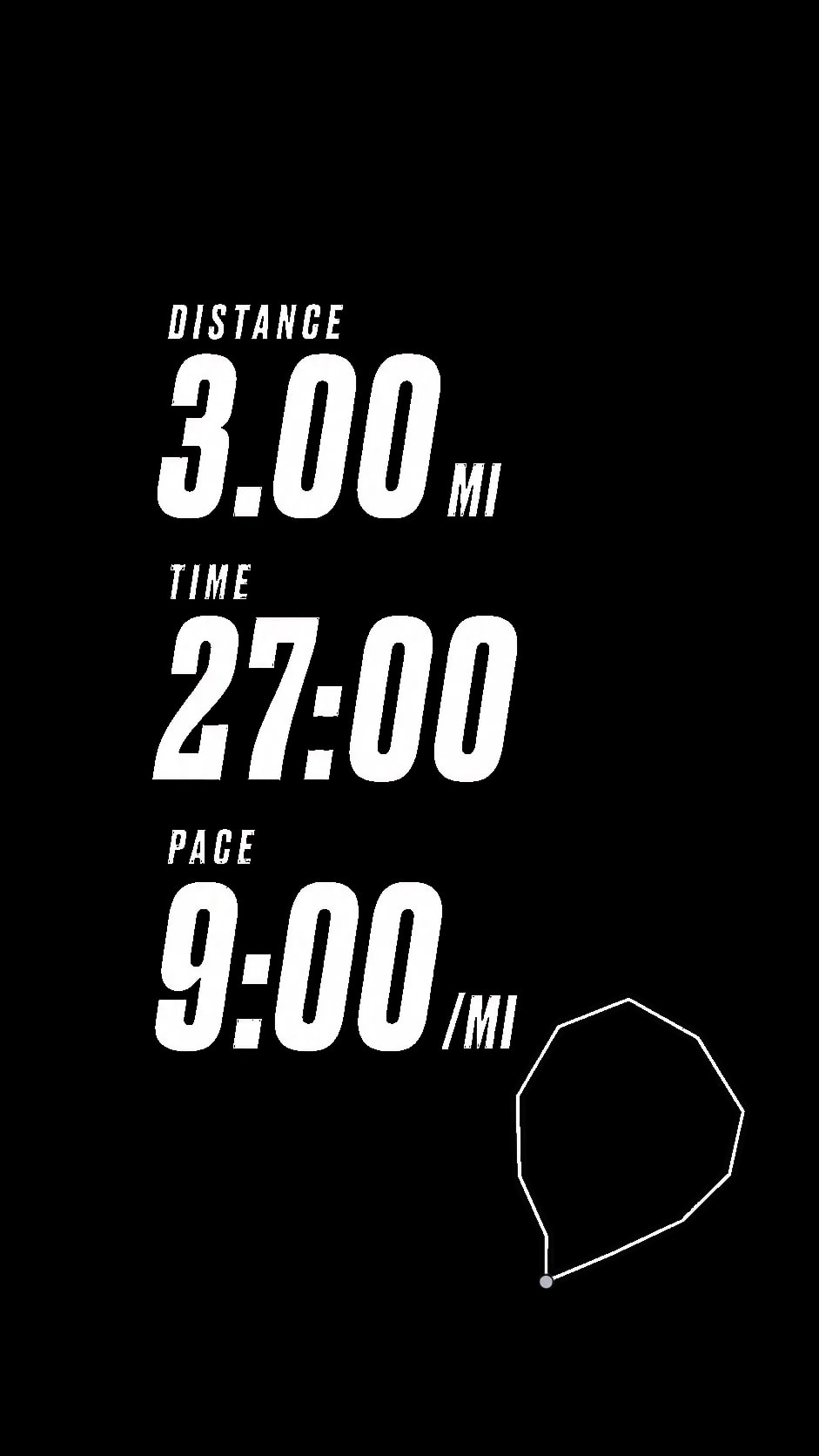 Overlay example in the Run Club style