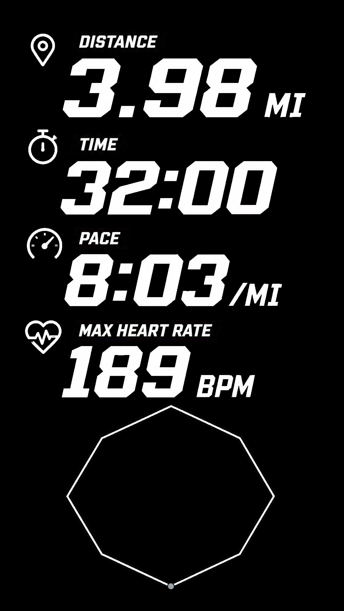 Overlay example in the Athlete Archive style