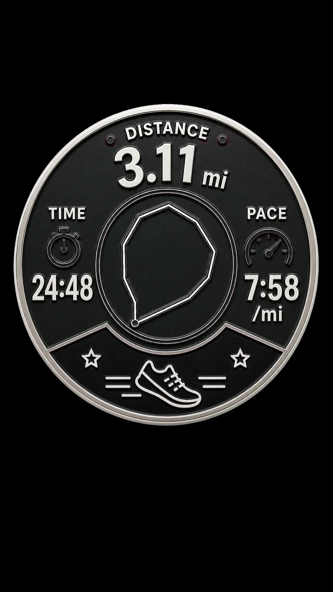 Overlay example in the Badge style