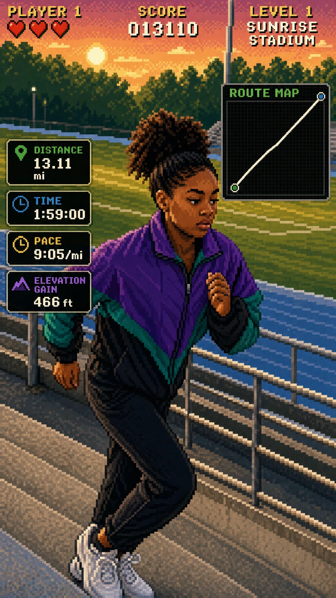 Remix example in the Arcade 8-Bit style