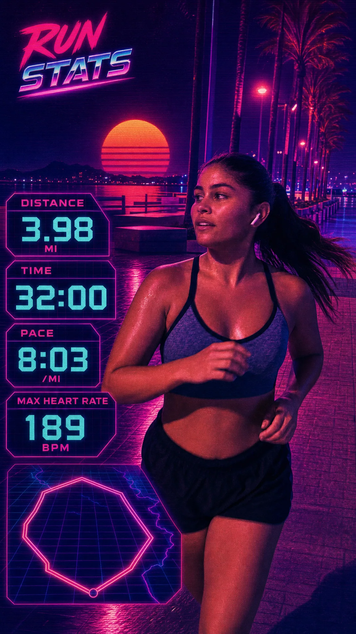 Remix example in the Miami Nights style