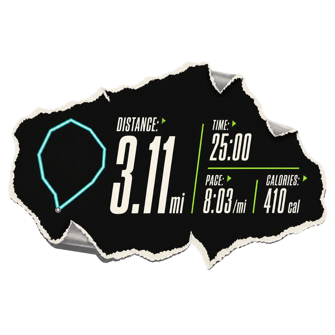 Overlay example in the Black Rip style